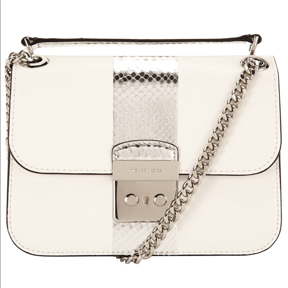 NWT Michael Kors Sloan Editor Medium Chain Purse